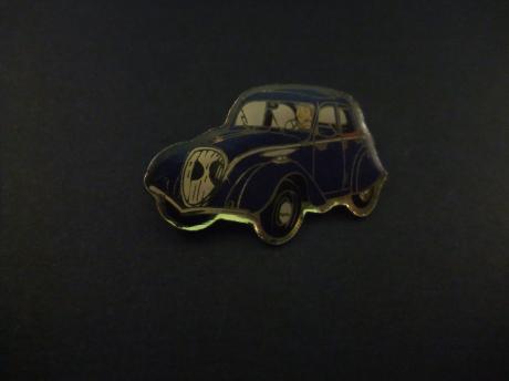 Fiat 500 B Giardiniera ( 2-deurs, stationcar) blauw.1948 -1949